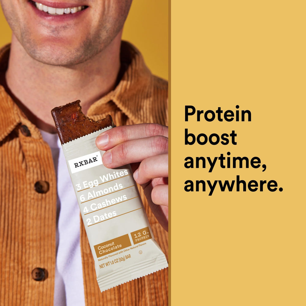 RXBAR caja abierta con 12 barras, ideal para almacenamiento doméstico