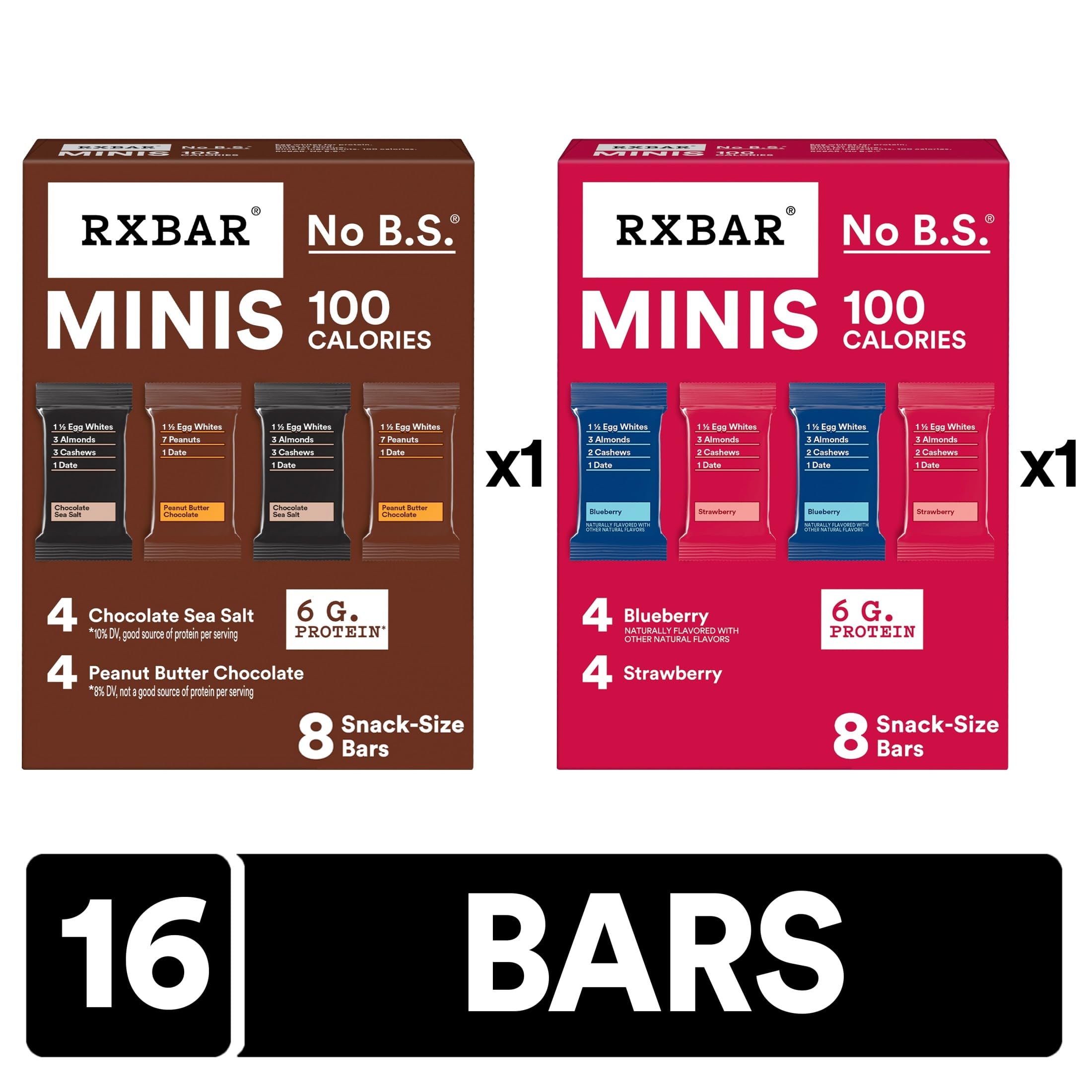 RXBAR primer plano de la textura con dátiles y nueces, sabor real