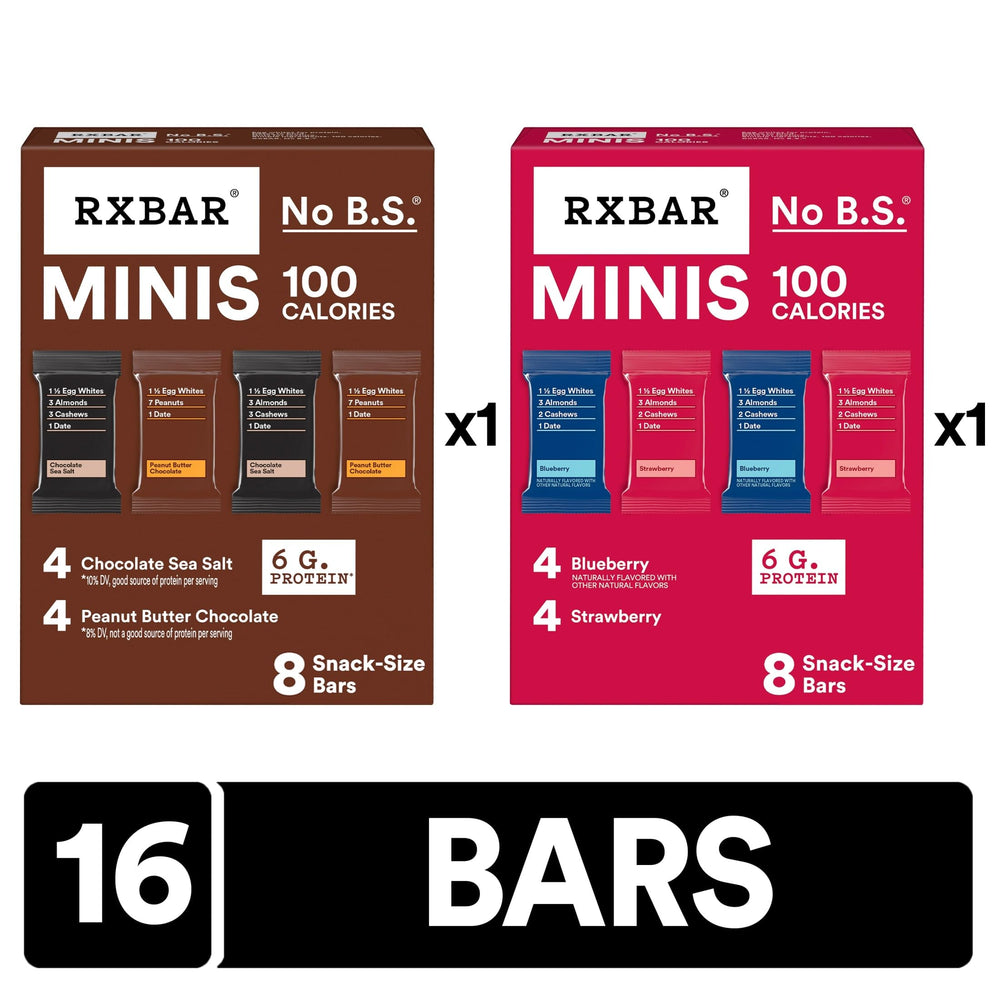 RXBAR primer plano de la textura con dátiles y nueces, sabor real