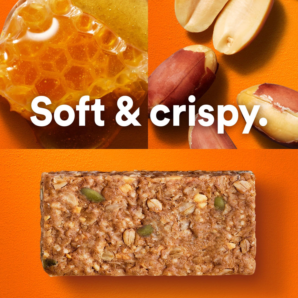 RXBAR primer plano de mantequilla de cacahuete sabor y cremosidad