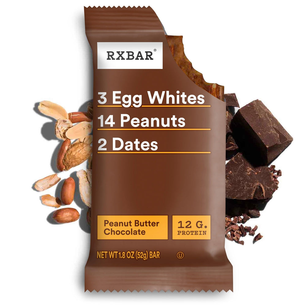 RXBAR barra junto a taza de café sugiriendo combinación para desayuno rápido