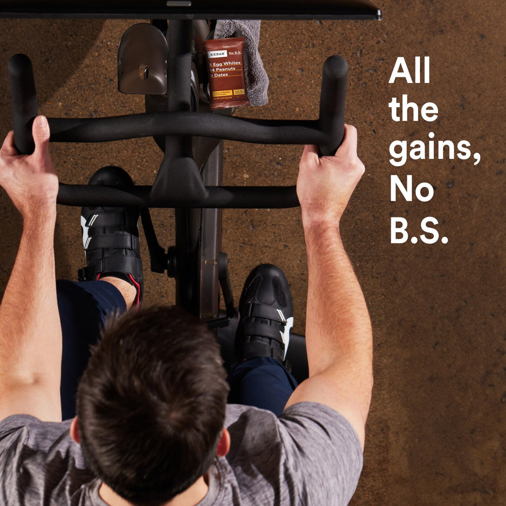 RXBAR ingredientes principales: dátiles y cacahuates resaltando sabor simple y real