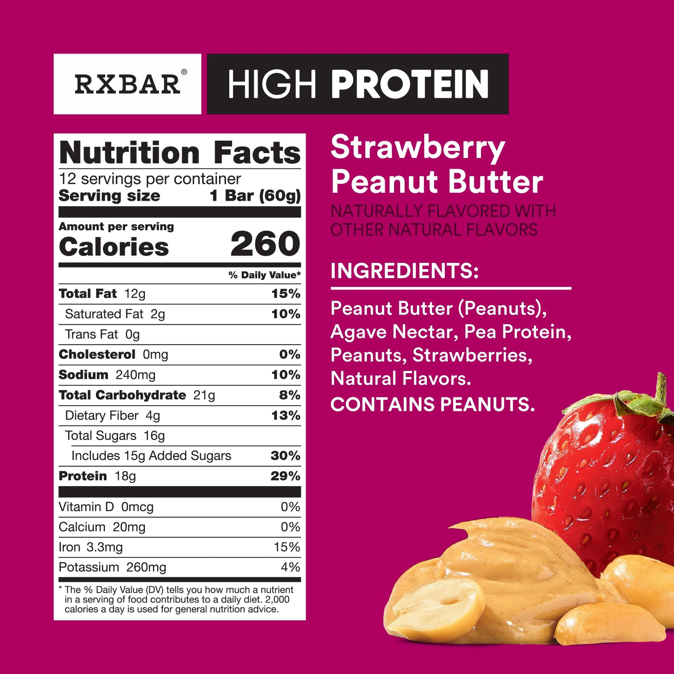 Primer plano de la textura interior de RXBAR mostrando masticabilidad y proteína vegetal