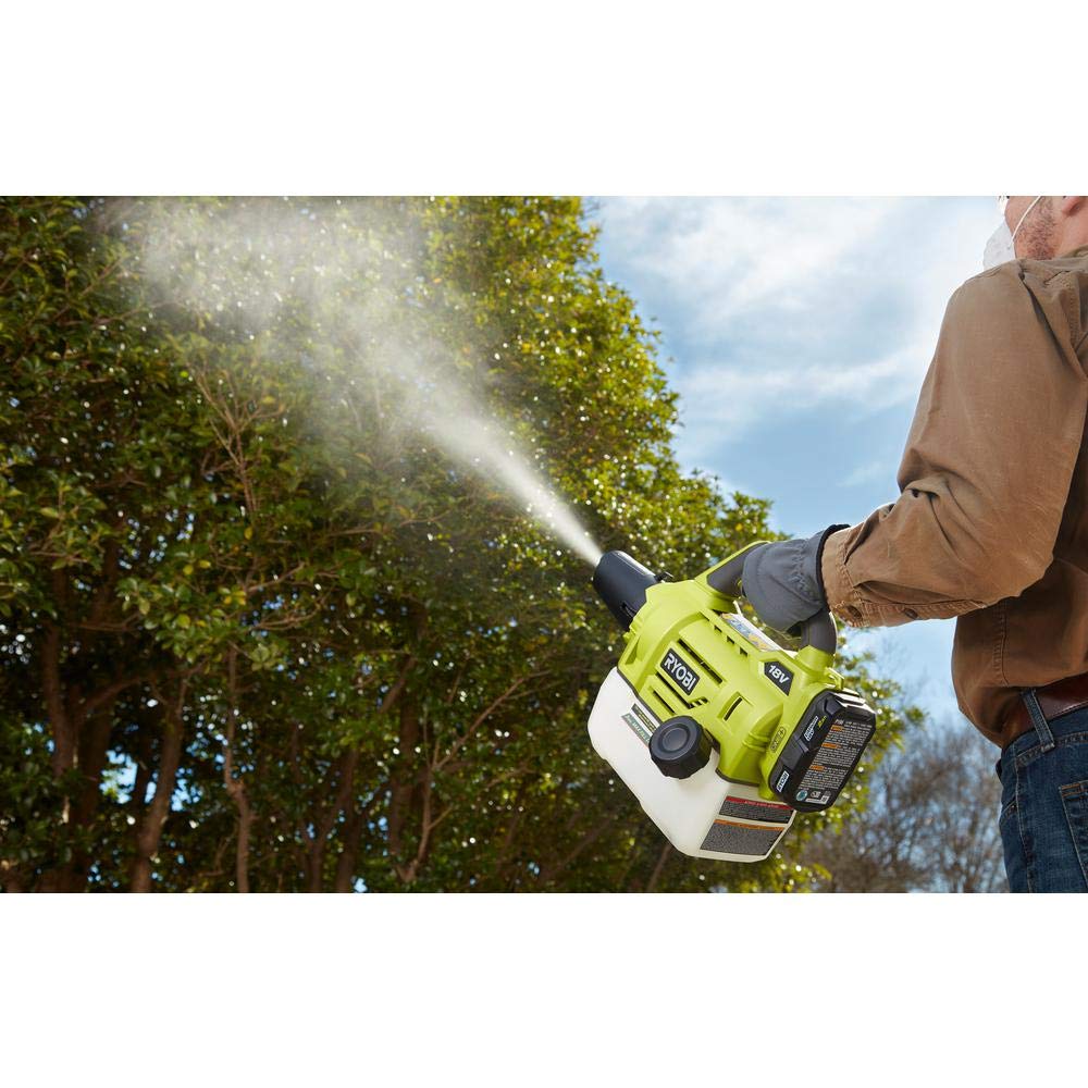 RYOBI P2850 comparación de tamaño con manos para evaluar ergonomía