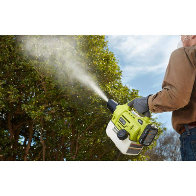 RYOBI P2850 comparación de tamaño con manos para evaluar ergonomía