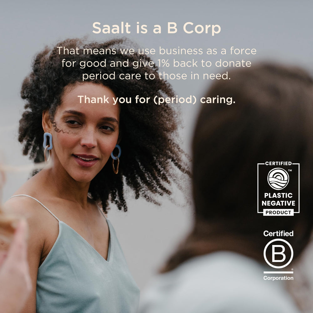 saalt soft on bathroom counter in lifestyle setting highlighting everyday convenience