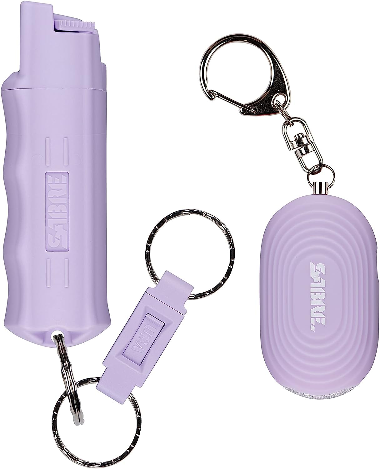 SABRE frontal del paquete lavanda mostrando kit completo y ventaja de protección