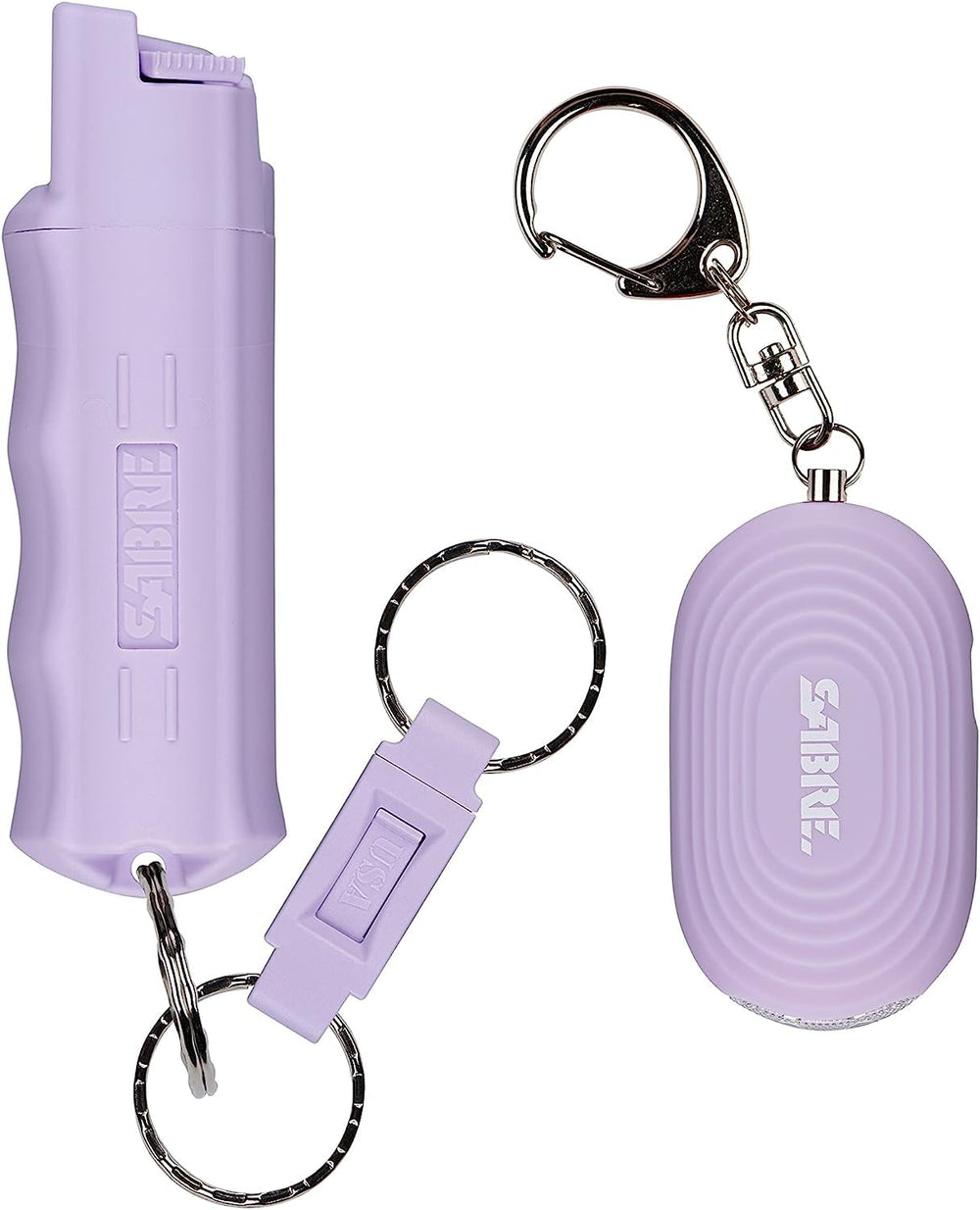 SABRE frontal del paquete lavanda mostrando kit completo y ventaja de protección