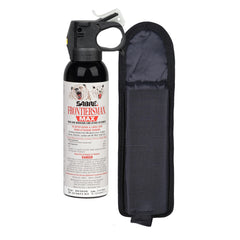 SABRE Frontiersman MAX front view showing label and compact design for reliable protection