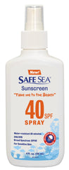 Safe Sea envase frontal en spray mostrando el diseño y facilidad de uso