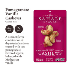Sahale Snacks close-up of cashews and light glaze showing crunchy texture and flavor