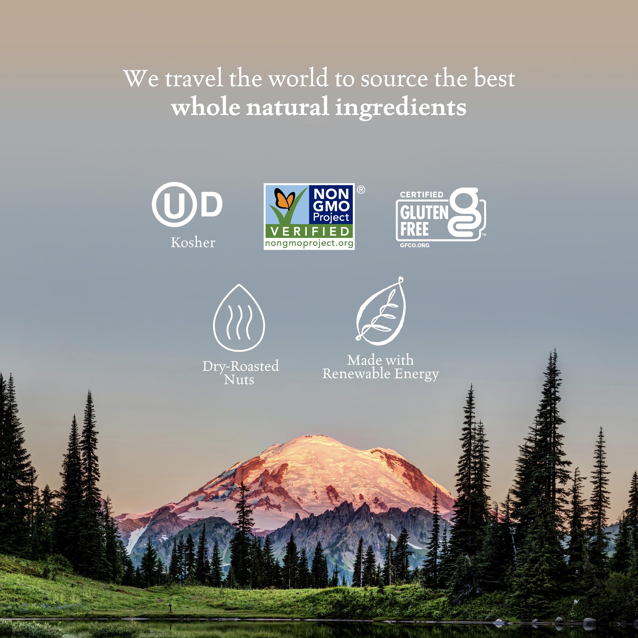 Sahale Snacks 4 oz pouch in hand illustrating portion size and on-the-go convenience