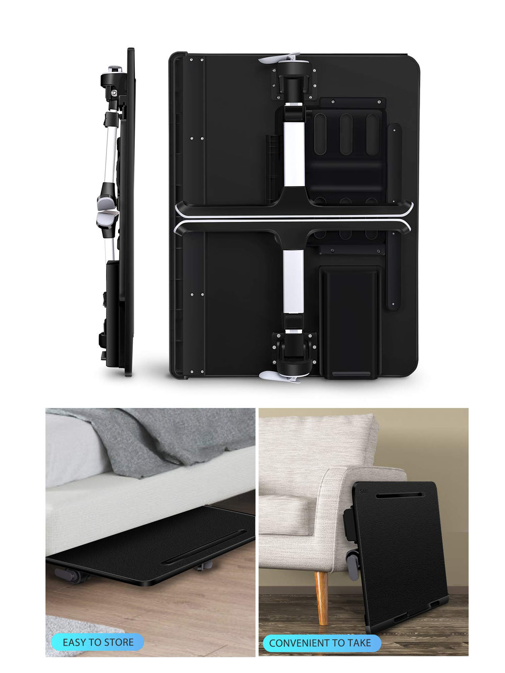 SAIJI lap desk in a cozy home workspace boosting comfort and productivity