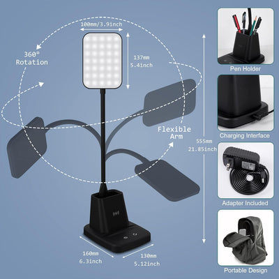 Sailstar desk lamp on home office desk enhancing work visibility
