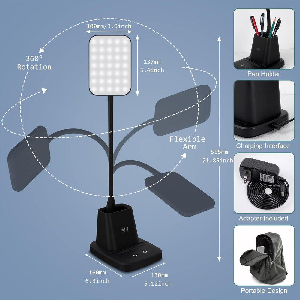Sailstar desk lamp on home office desk enhancing work visibility