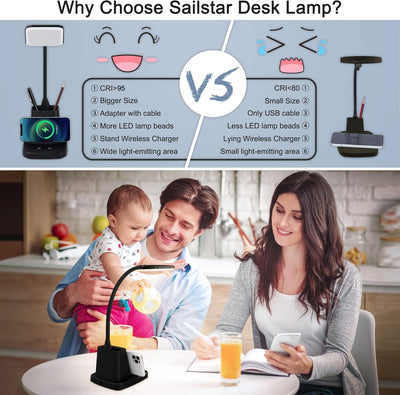 Sailstar flexible neck adjusted to focus light where you need it