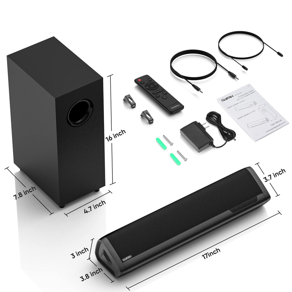 Saiyin accesorios incluidos mando y cables para instalación rápida
