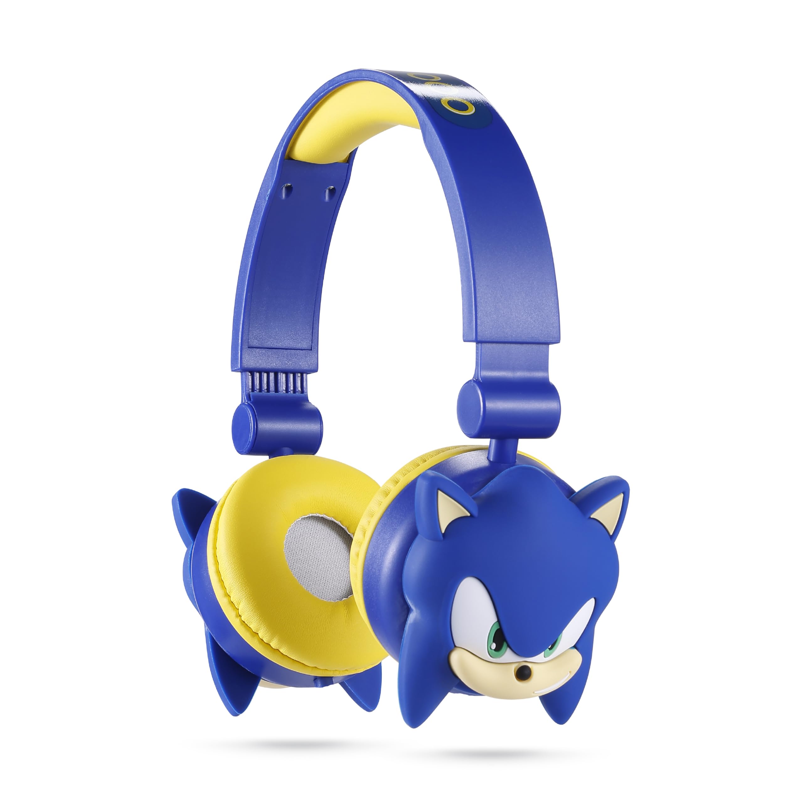 Sakar Sonic vista frontal del auricular con diseño llamativo y diversión segura