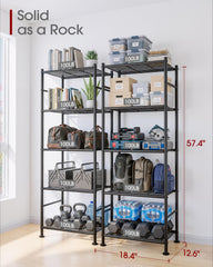 Sakugi close-up of wire shelf surface highlighting durable coating and easy cleaning benefit