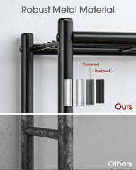 Sakugi adjustable leveling feet close-up showing stability benefit on uneven floors