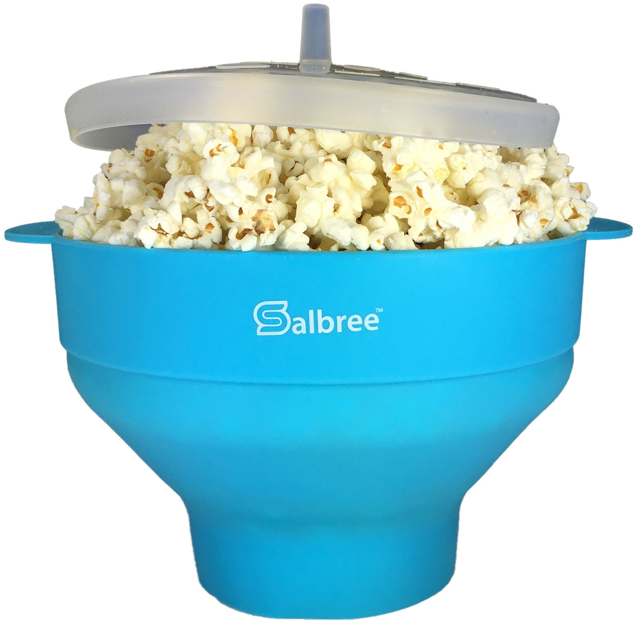 Family enjoying popcorn made with Salbree showing lifestyle convenience