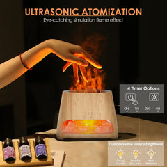 SALKING difusor en uso en sala aportando aroma y luz relajante