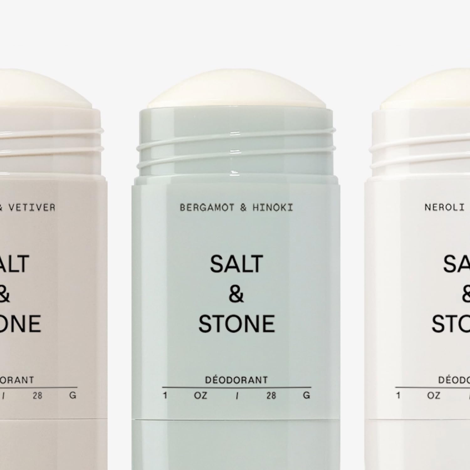 Salt & Stone Bergamot & Hinoki stick in outdoor setting for active freshness