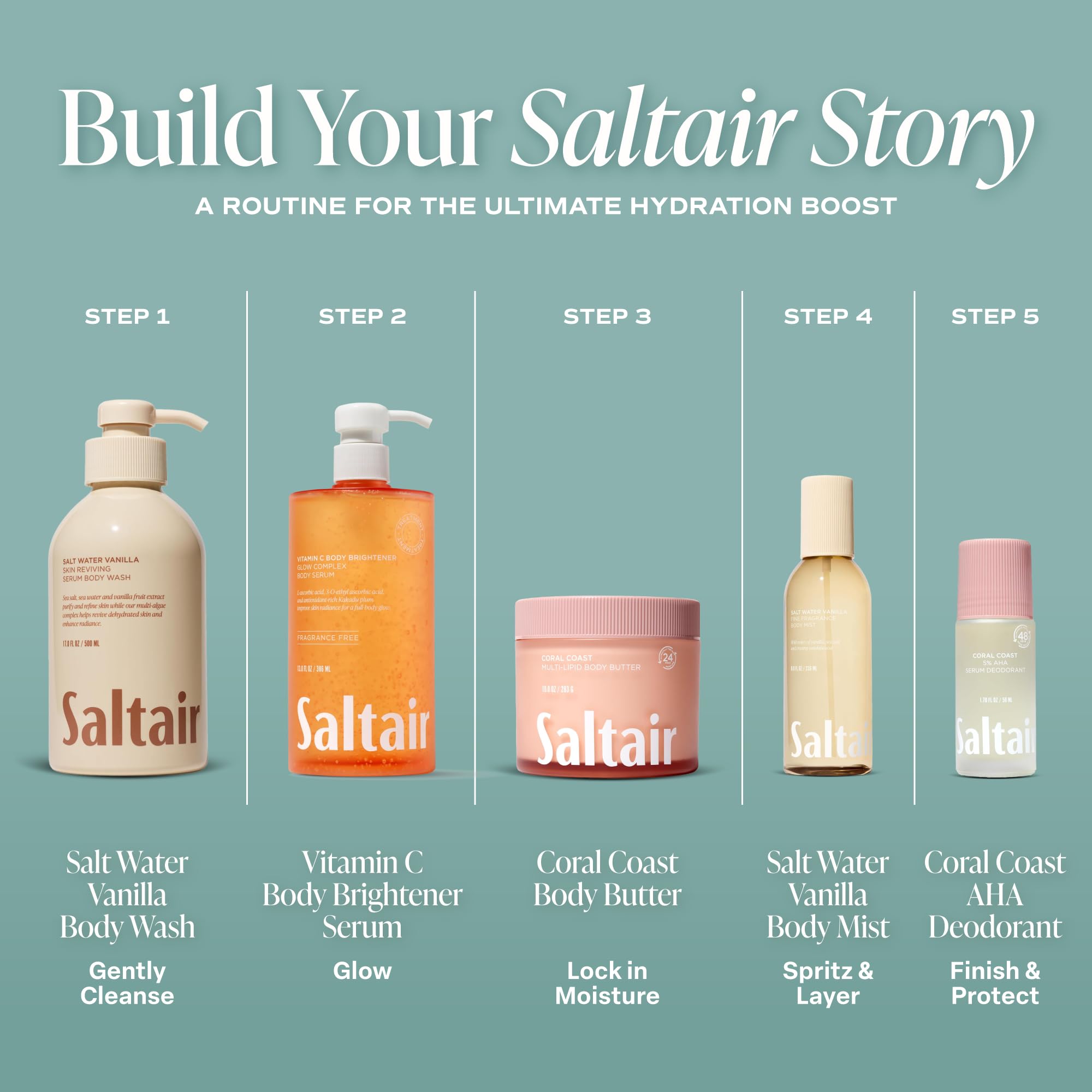 Saltair primer plano del dispensador para una dosificación precisa