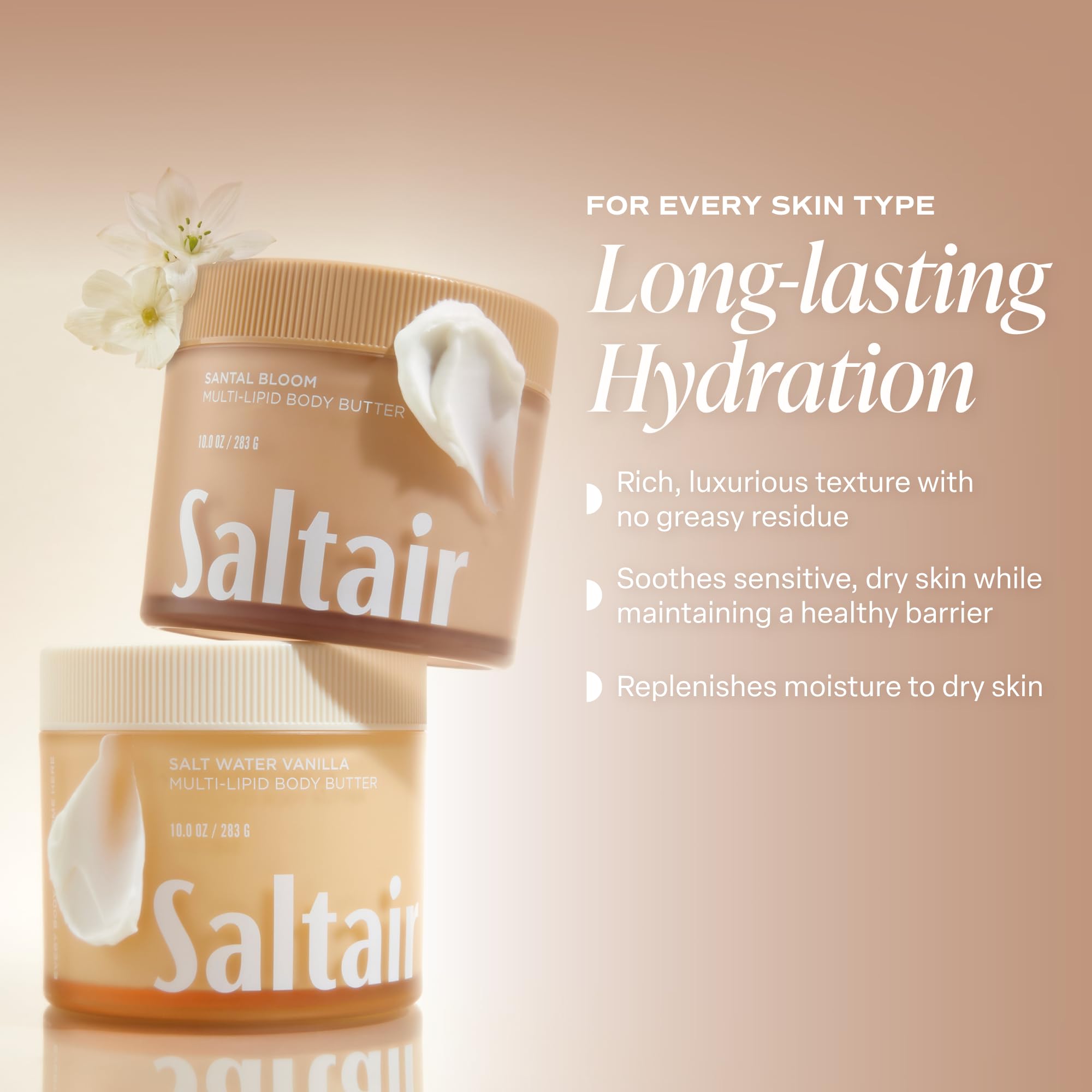 Saltair tarro 10 oz comparado con objeto cotidiano para referencia de tamaño
