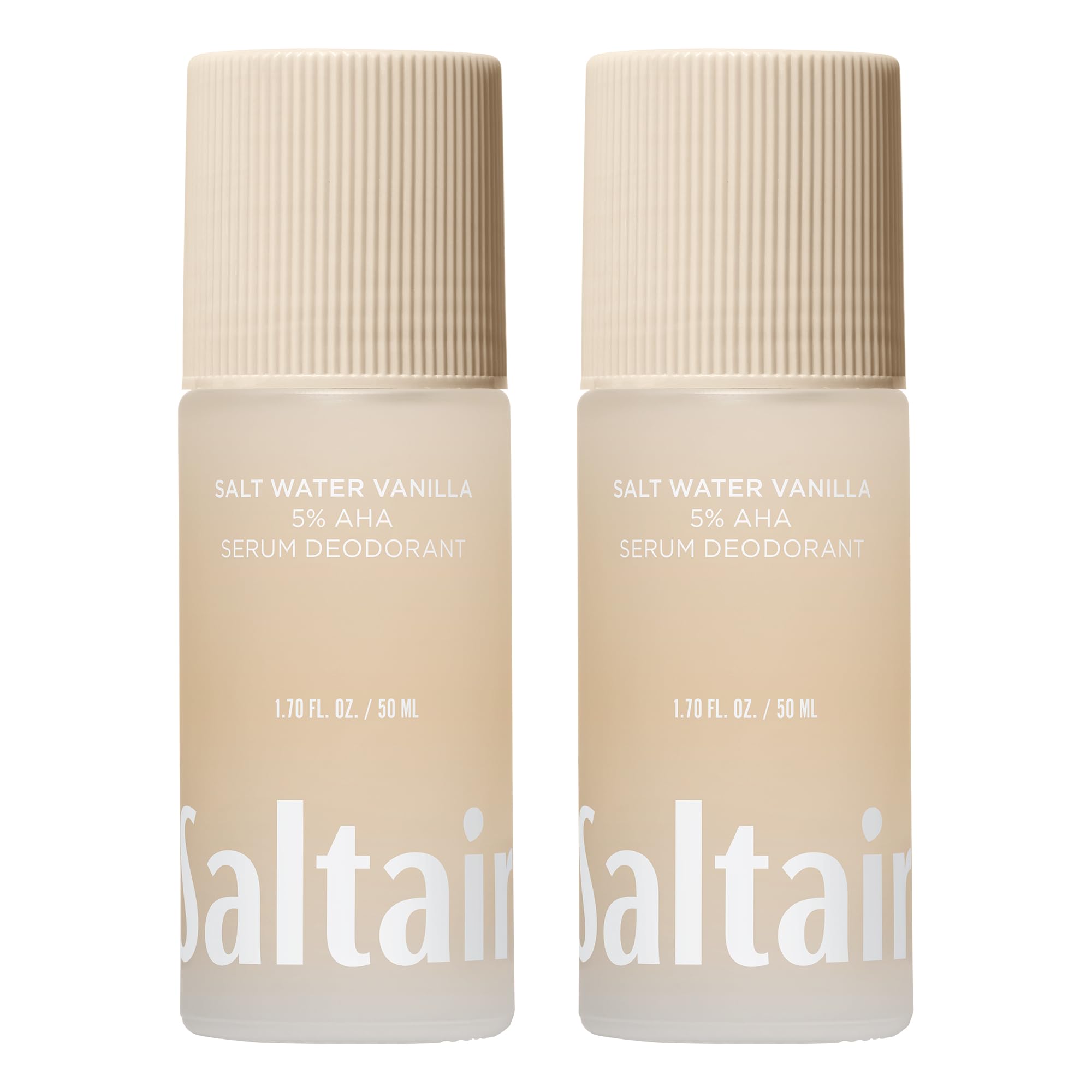 Saltair frente del empaque roll-on mostrando diseño y beneficio protector
