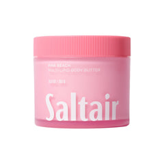 Saltair vista frontal del envase Pink Beach, diseño claro y atractivo