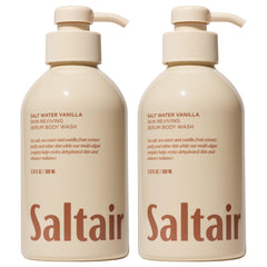 Saltair frontal del envase mostrando el diseño y aroma vainilla
