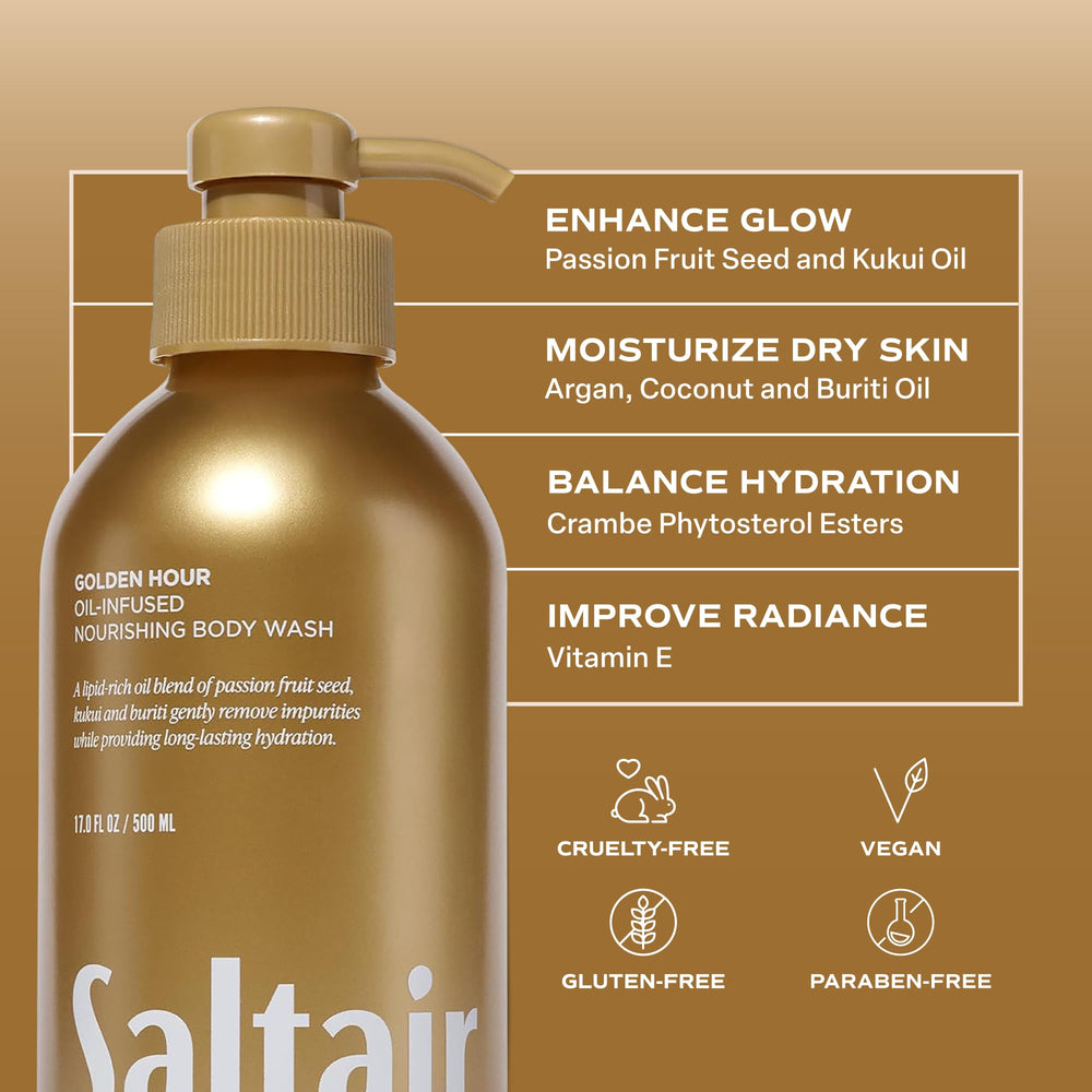 Saltair label ingredients detail showing clean formulation and transparency benefit