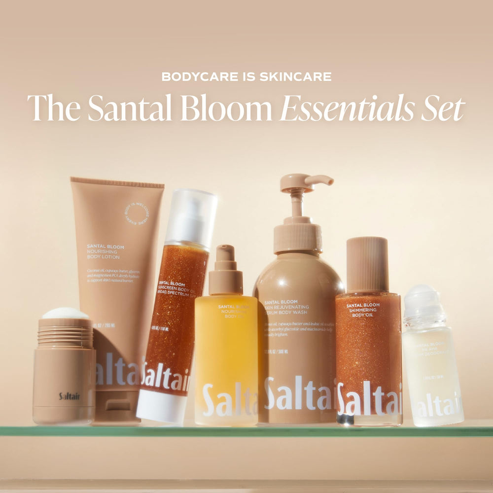 Saltair gel Santal Bloom textura cremosa que hidrata mientras limpia