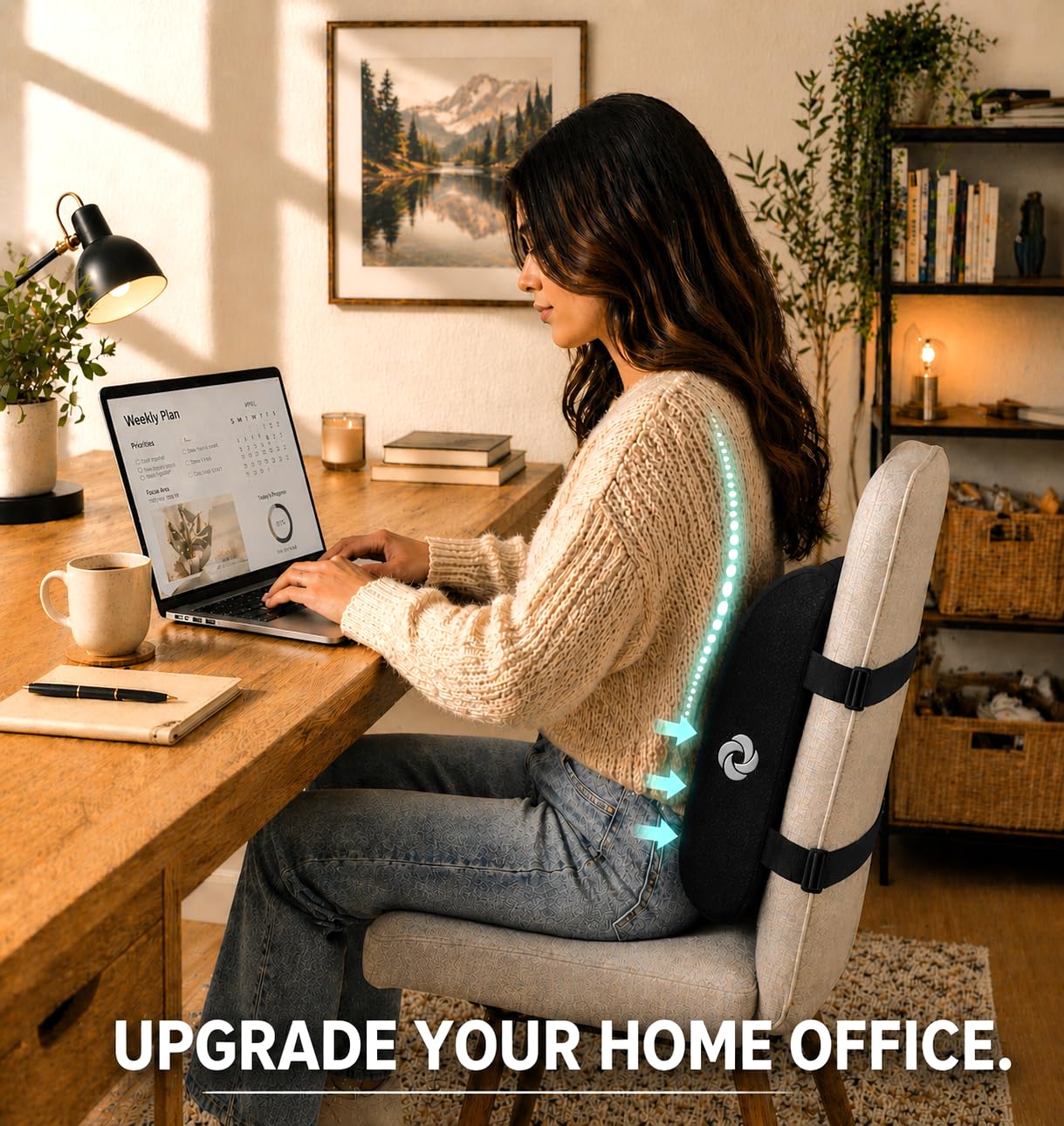 Samsonite pillow packed in travel bag showing portable convenience