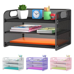 samstar vista frontal del organizador 3 niveles con orden visible