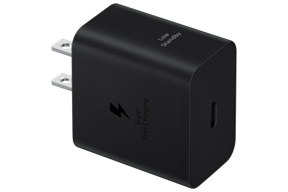 Samsung cargador 45W cable USB‑C 5A incluido, cable para máxima potencia
