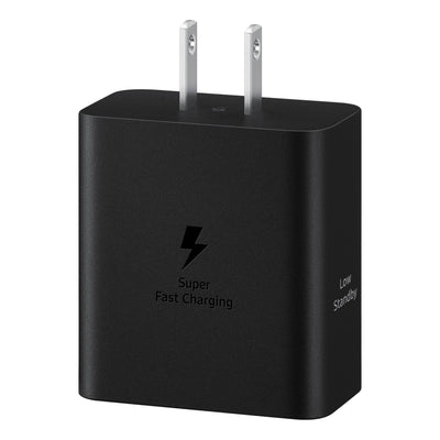 Samsung vista lateral con ambos puertos USB-C y conector para carga simultánea