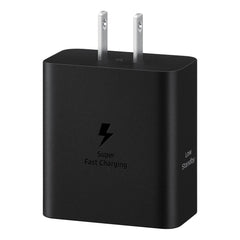 Samsung vista lateral con ambos puertos USB-C y conector para carga simultánea