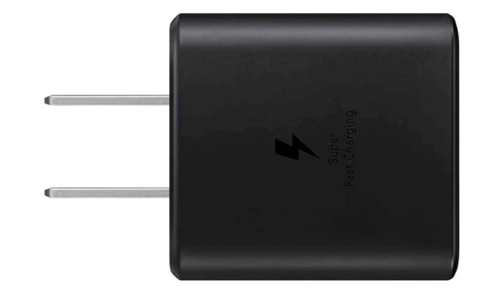 Samsung cable USB-C incluido textura y conector para carga y datos