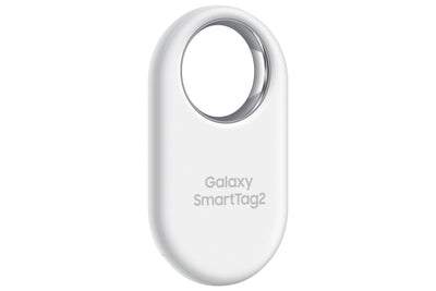 Samsung SmartTag2 size comparison next to a coin showing compact scale and portability benefit