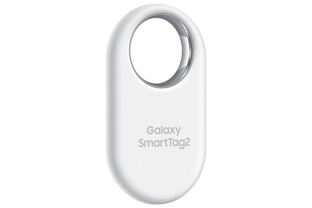 Samsung SmartTag2 size comparison next to a coin showing compact scale and portability benefit