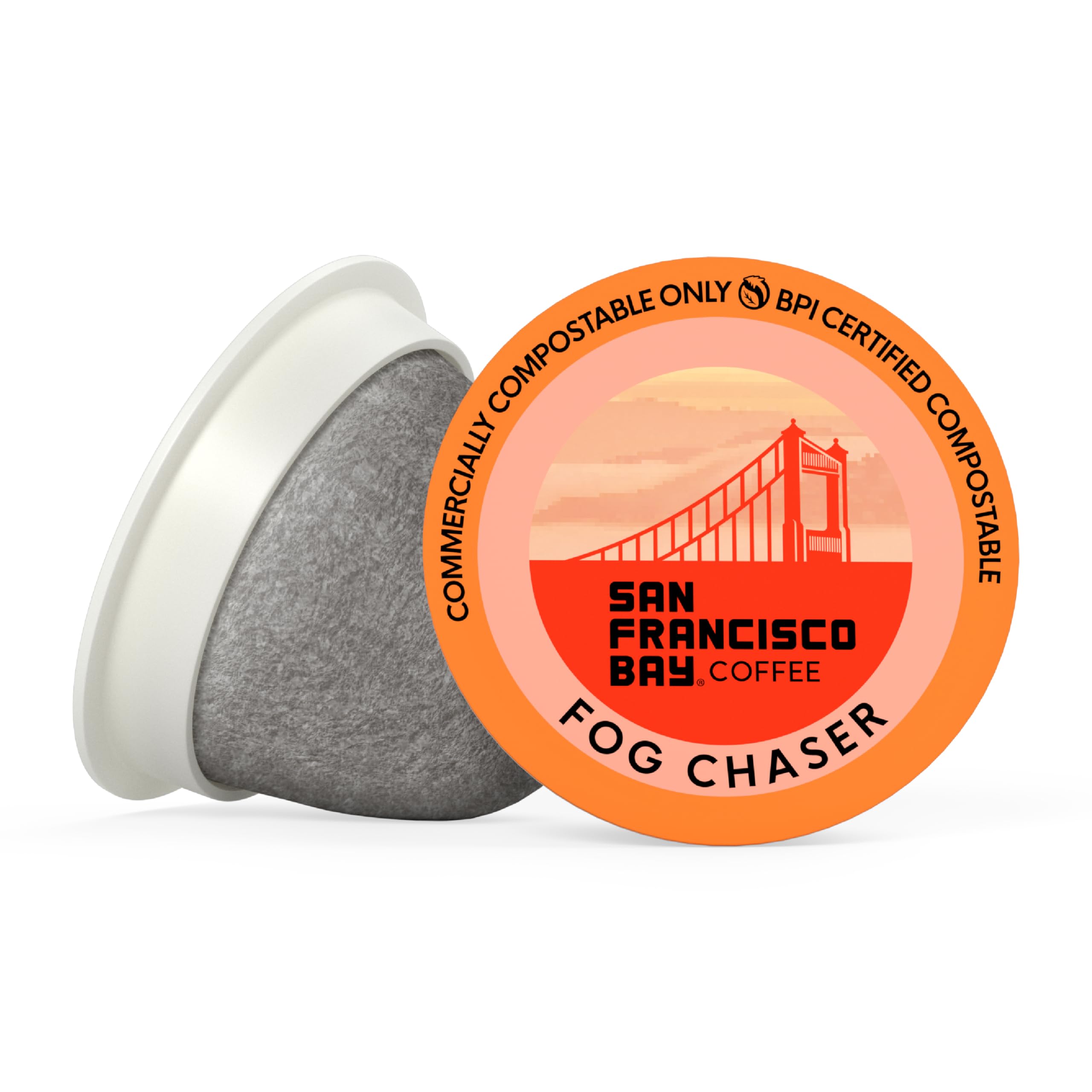 San Francisco Bay pod brewing in a single-serve machine demonstrating quick convenience