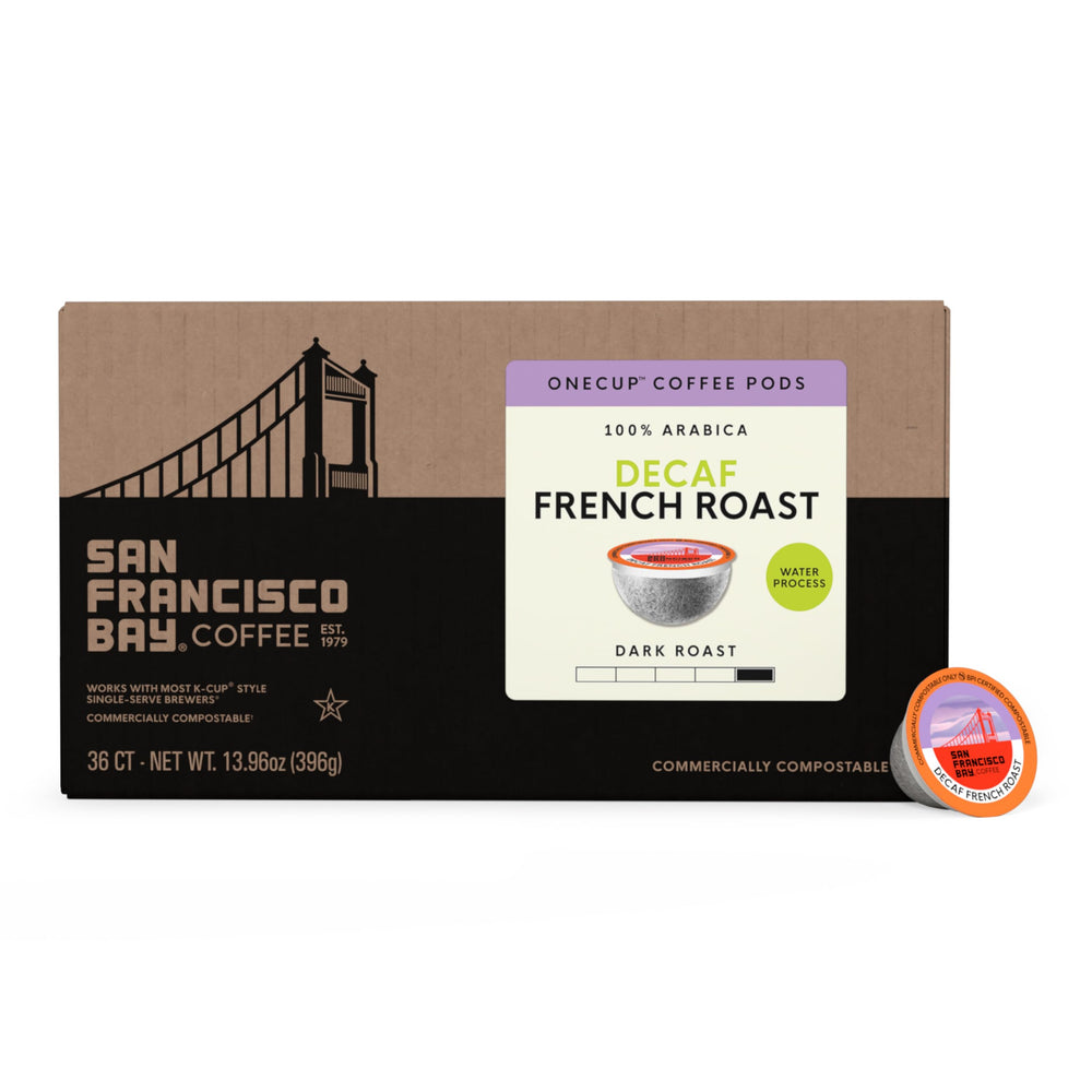 SAN FRANCISCO BAY vertido de café mostrando cuerpo robusto y rico aroma