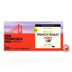 SAN FRANCISCO BAY empaque frontal mostrando cápsulas compostables y beneficio sostenible