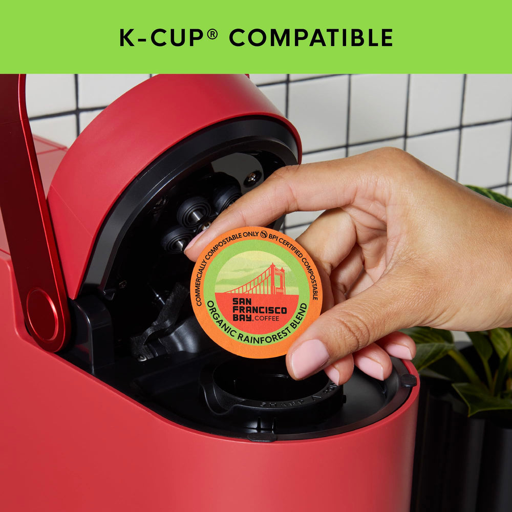 San Francisco Bay compostable certification label on box for eco-friendly disposal