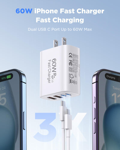 SandFox 10ft USB‑C cable laid out to show long reach and flexible positioning benefit