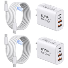 SandFox front view of both charger blocks showing ports and compact design for space saving