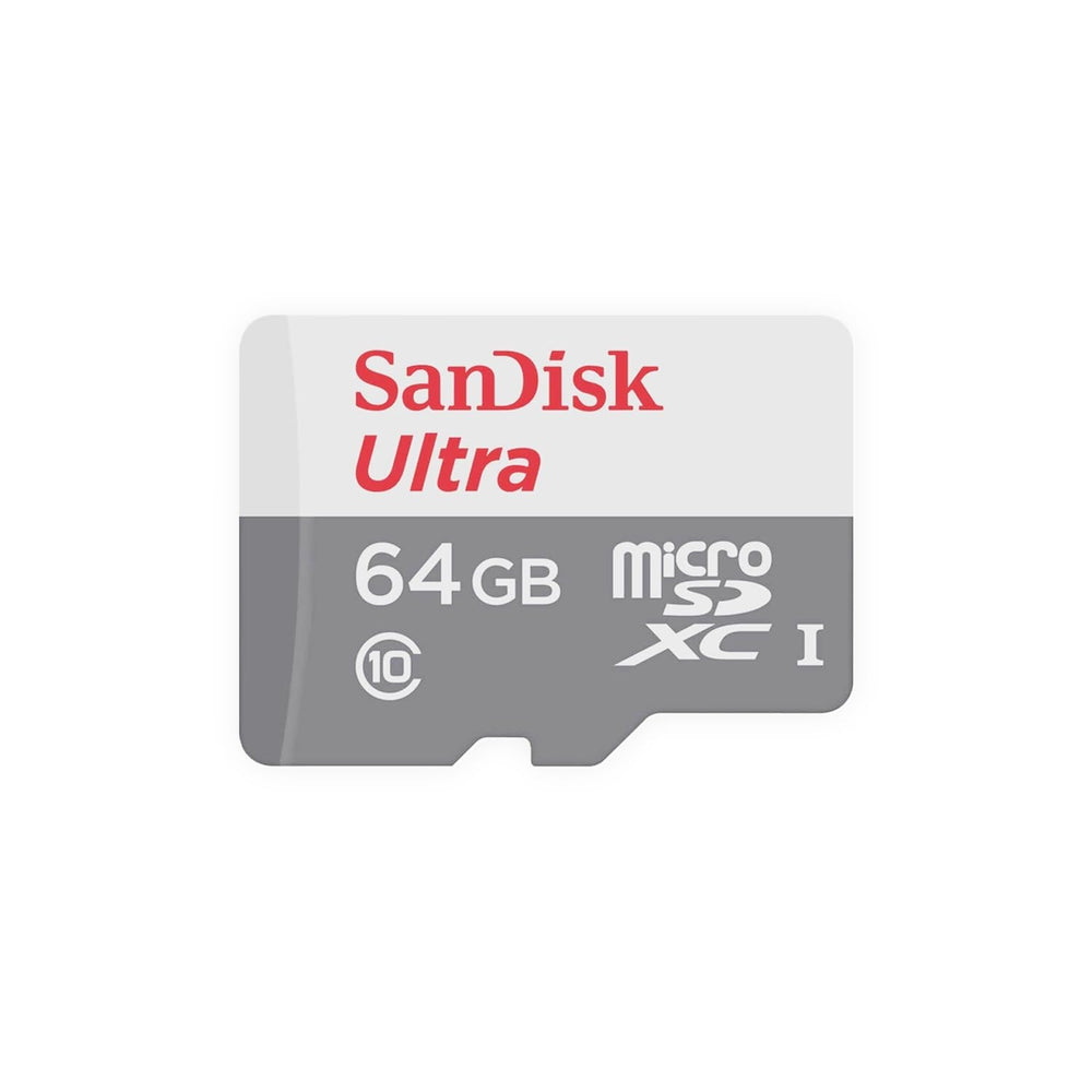 Detalle de contactos de la microSD SanDisk 64GB mostrando calidad y fiabilidad