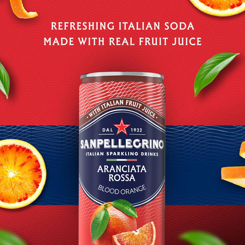 San Pellegrino pack de 24 latas ideal para reuniones y conservación